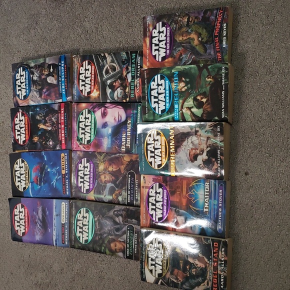 Star Wars The New Jedi Order Series Paperback Book Lot of 13 - Picture 1 of 7